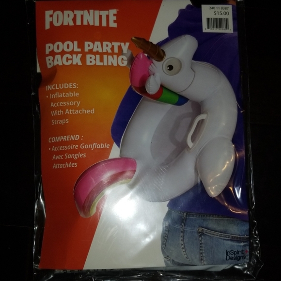 Fornite Pool Party Back Bling - Picture 2 of 3